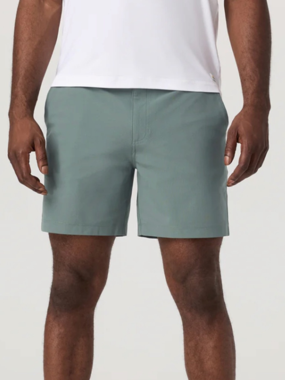 Vuori Mens Meta Shorts Sz 38 6” Inseam Misty Blue Performance Golf Athleisure